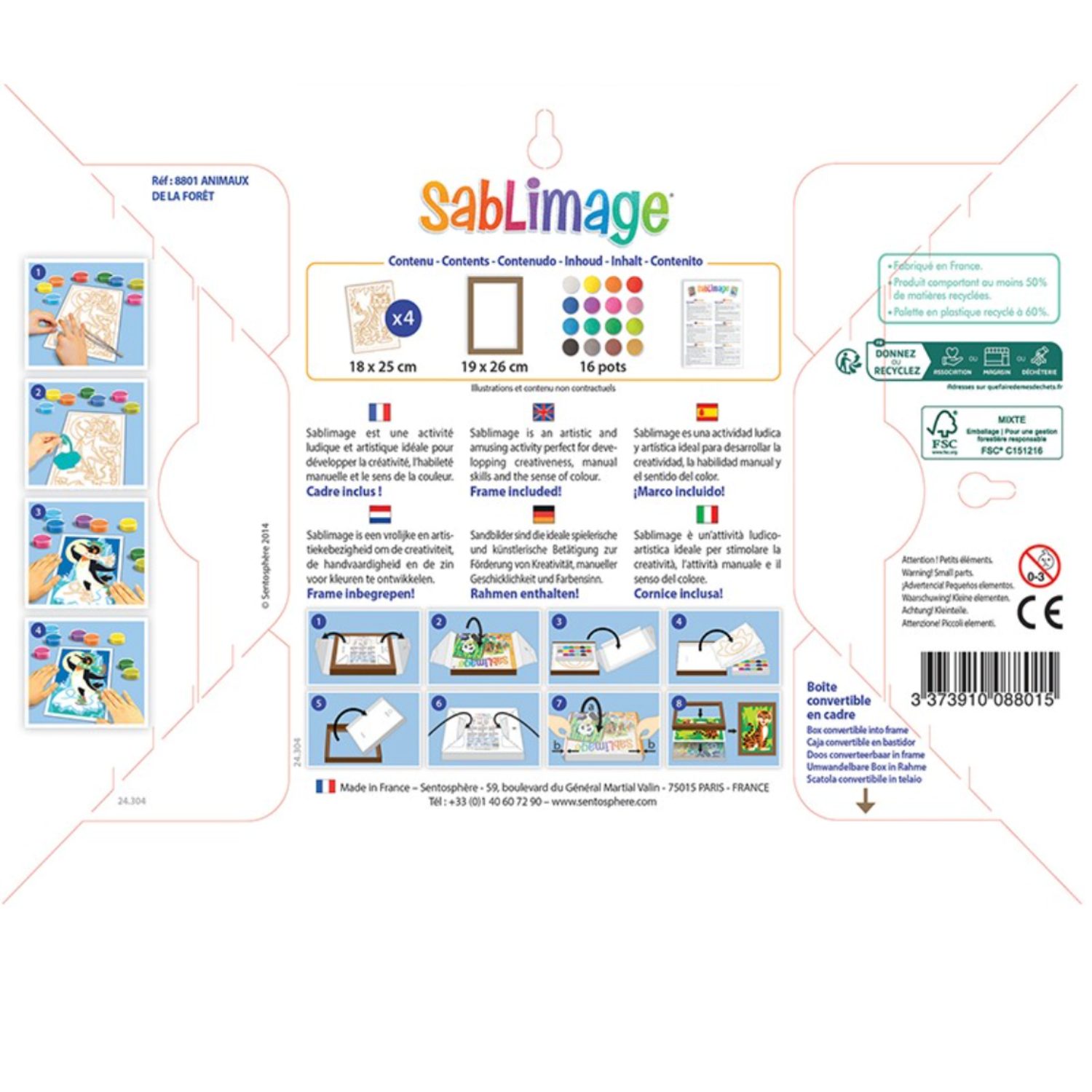 Sablimage - Animaux de la forêt – Image 2