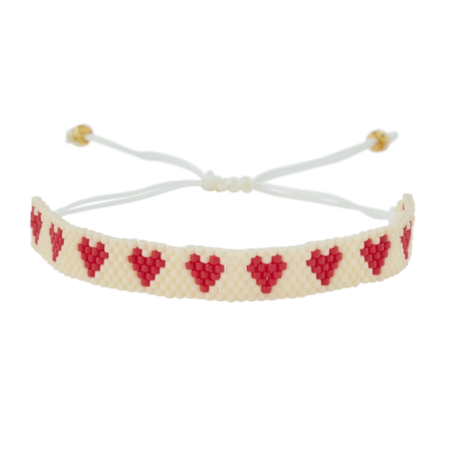 Bracelet de l’Amour – Blanc/Rouge – Image 2