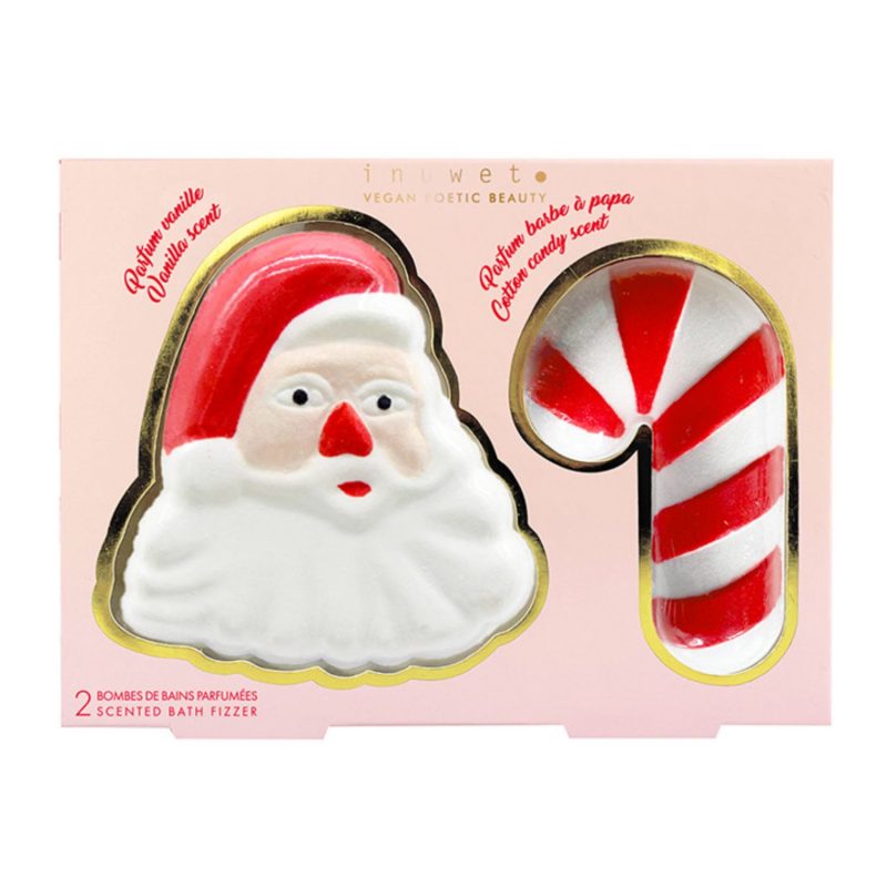 Bombes de bain père Noël + Sucre d'orge