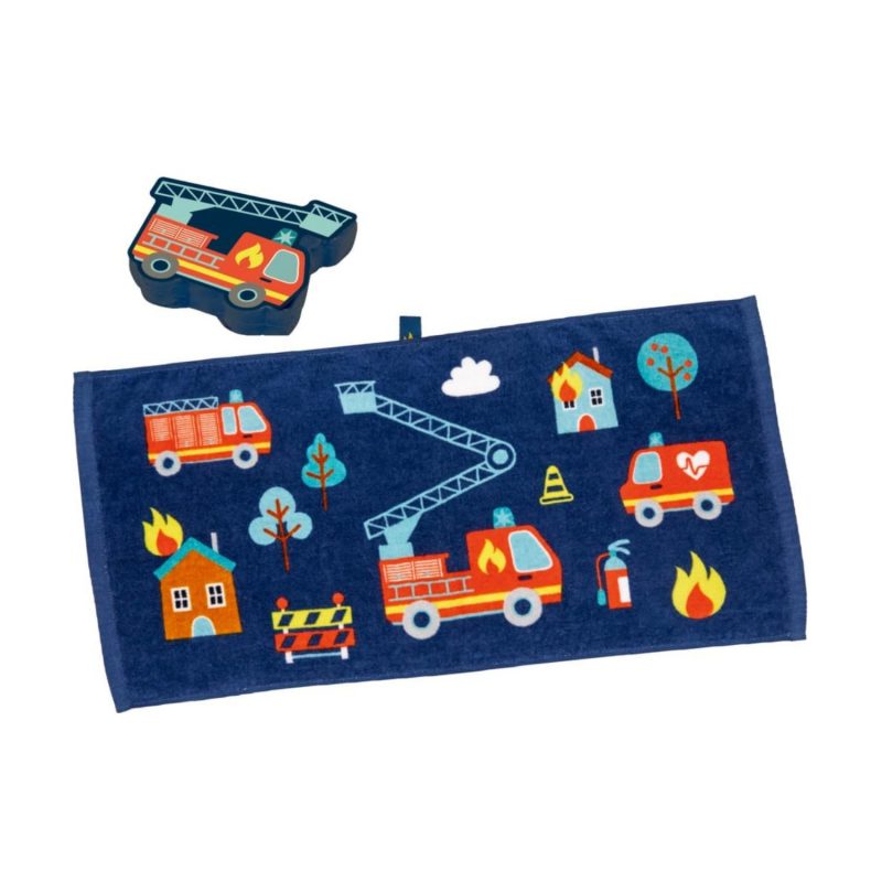 Serviette magique pompier
