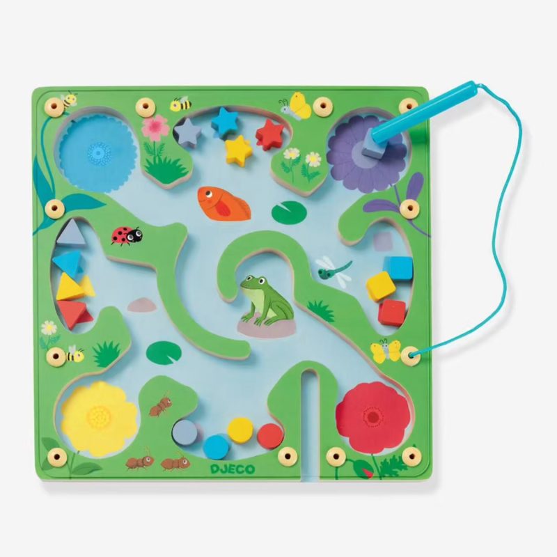 Jeu magnétique labyrinthe des grenouilles