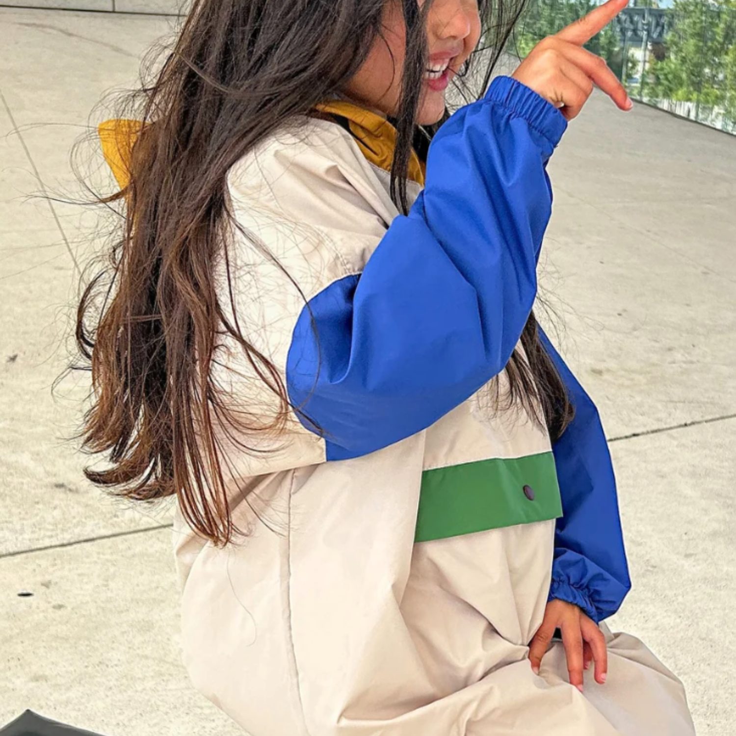 Poncho 3/6 ans - Old school – Image 2