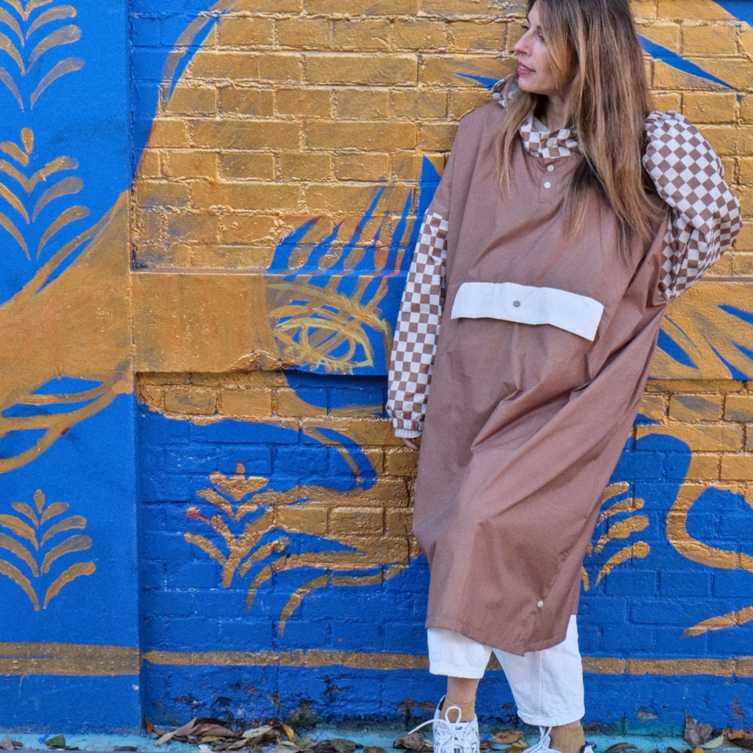 Poncho Adulte - Damier