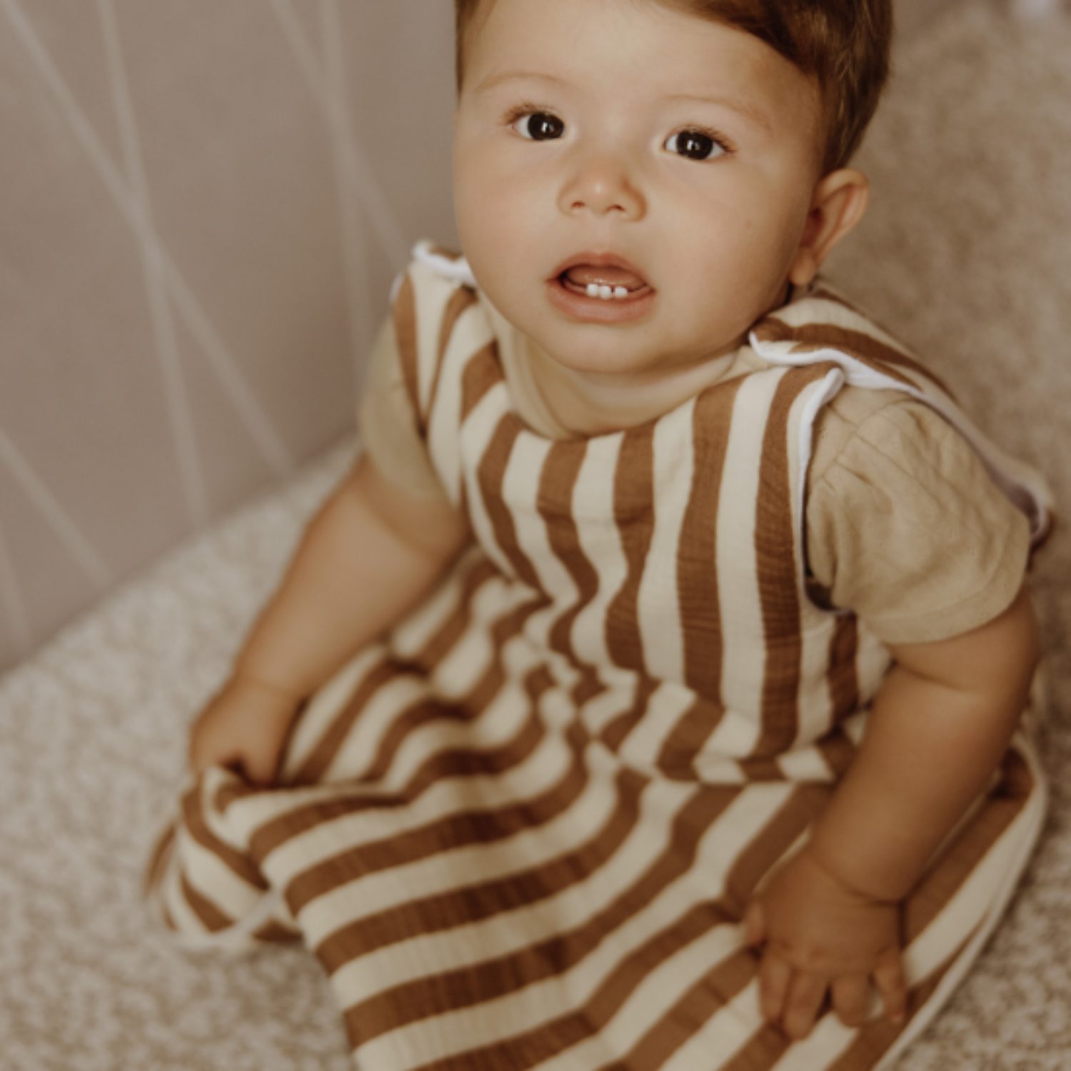 Gigoteuse hiver - Larges rayures - Taille 2 – Image 2