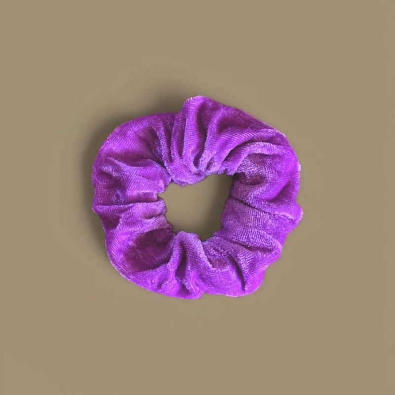 Chouchou velours – Violet