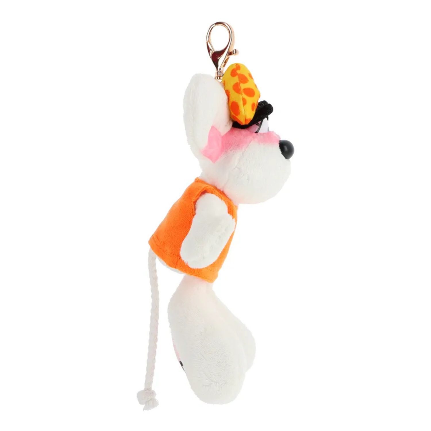 Porte-clés peluche Diddlina (robe orange) – Image 2