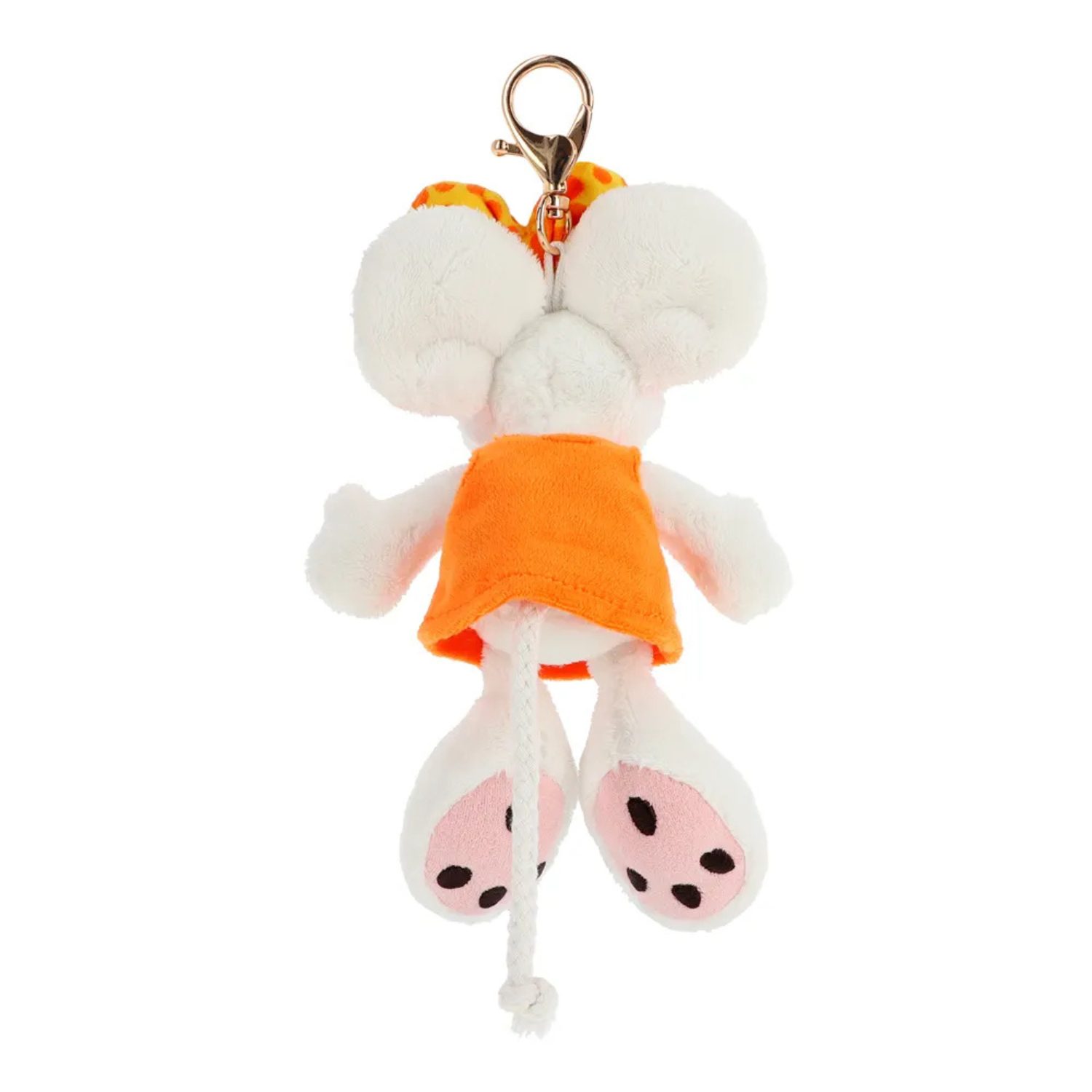 Porte-clés peluche Diddlina (robe orange) – Image 3