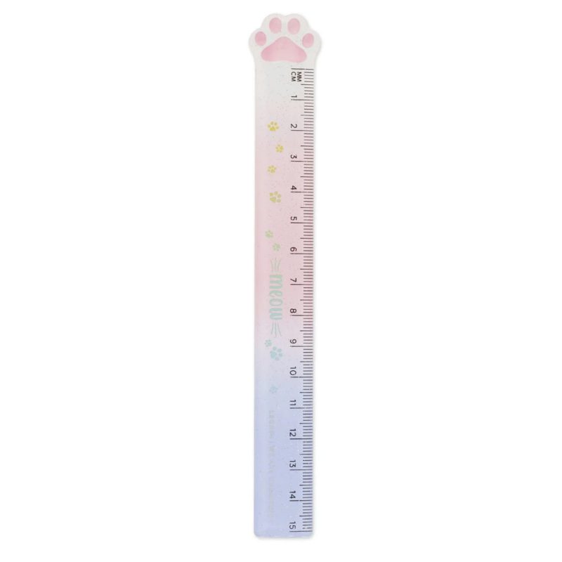 Règle Meow 15 cm - Chat