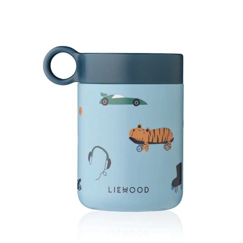 Kiani food jar - Fun beach blue