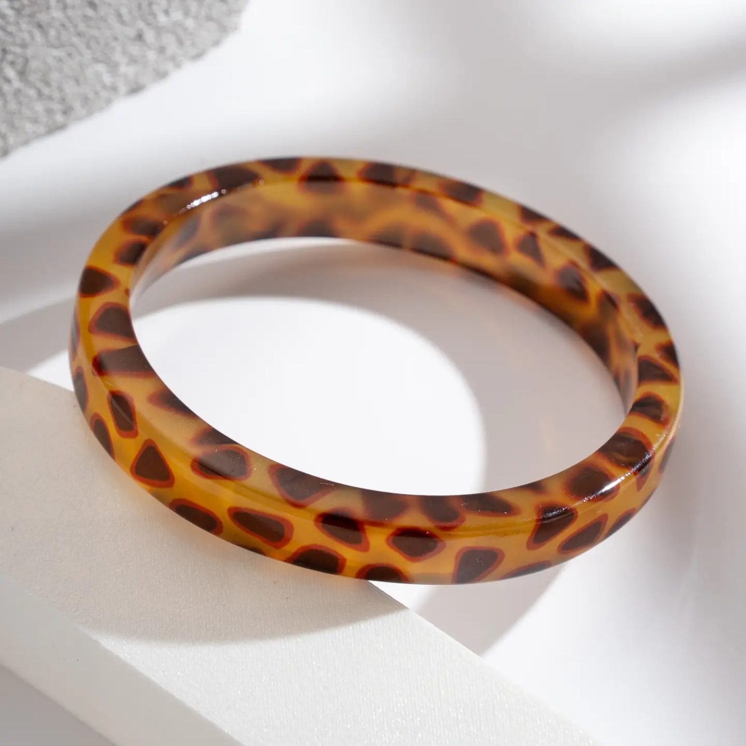 Jonc en résine - Léopard