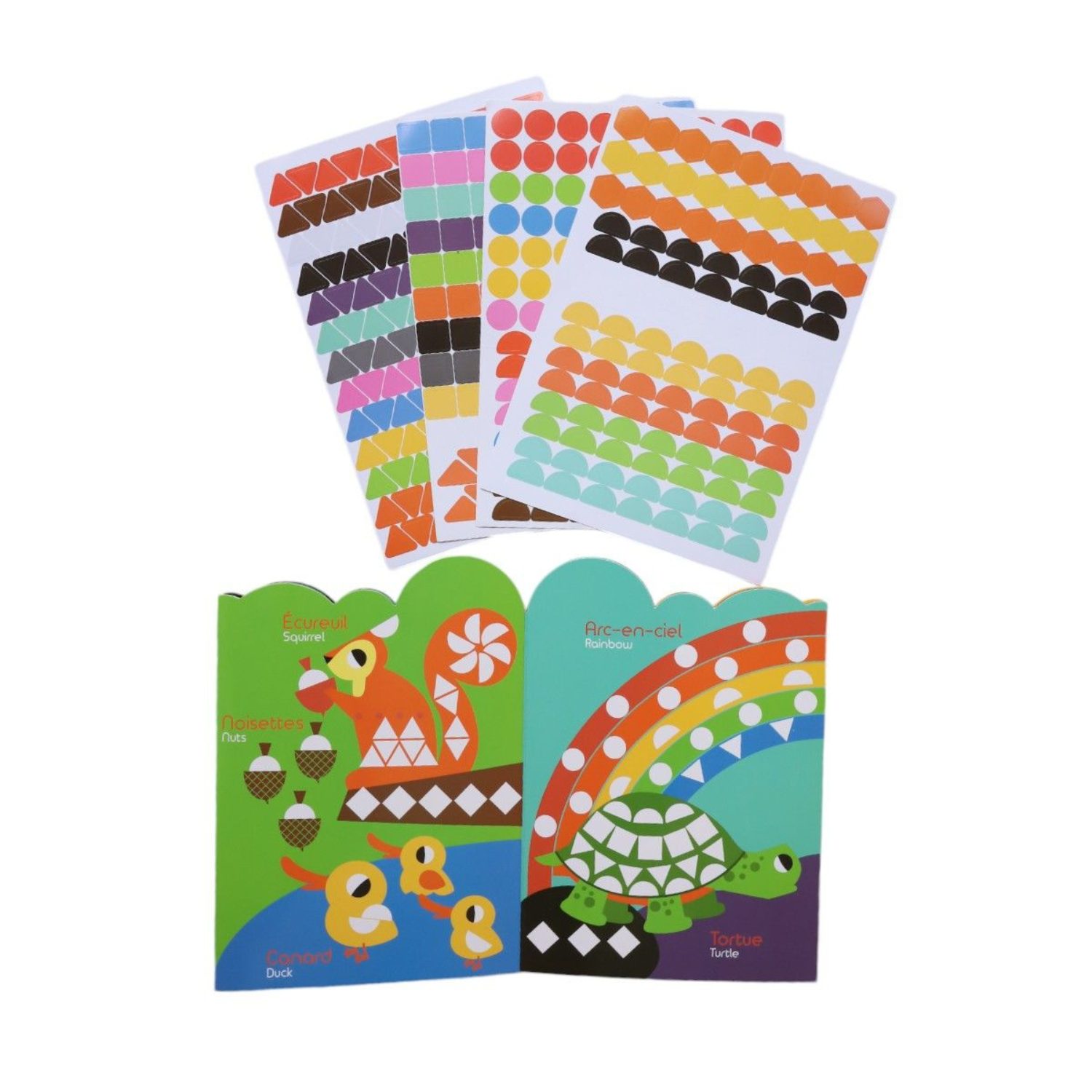 Imagier pliable - Gommettes géométriques – Image 2