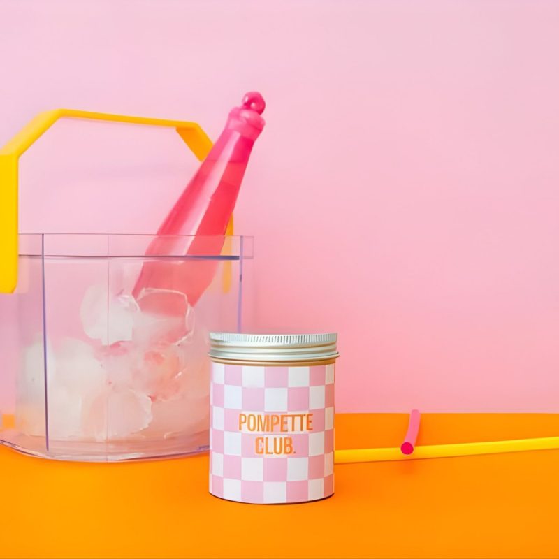 Bougie vegan parfumée – Pompette club