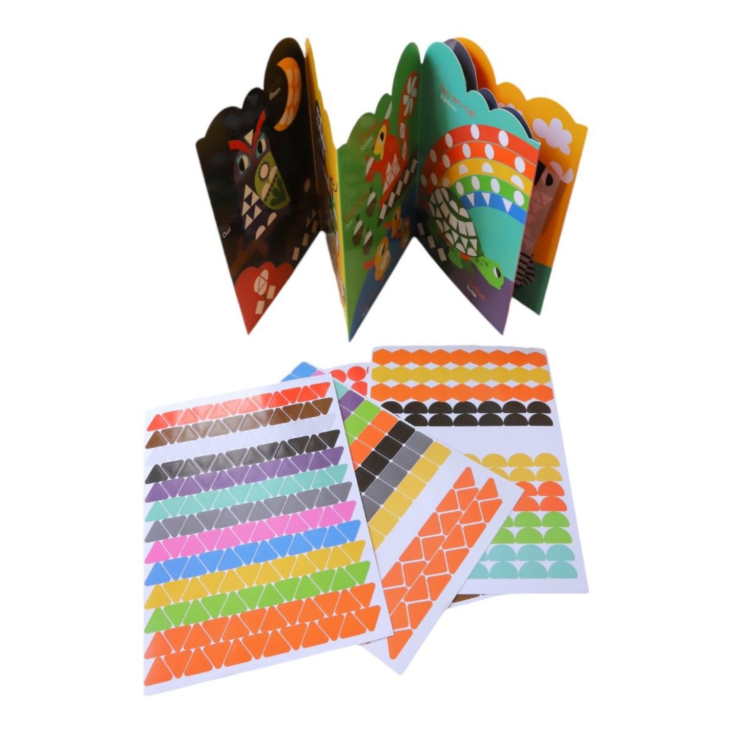 Imagier pliable - Gommettes géométriques – Image 4