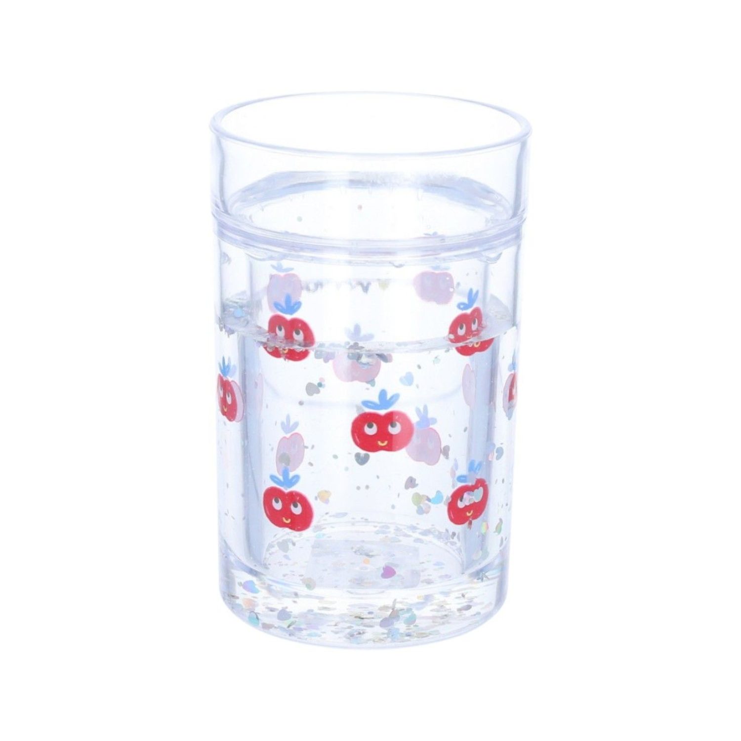 Verre à paillettes - Vichy Chéri