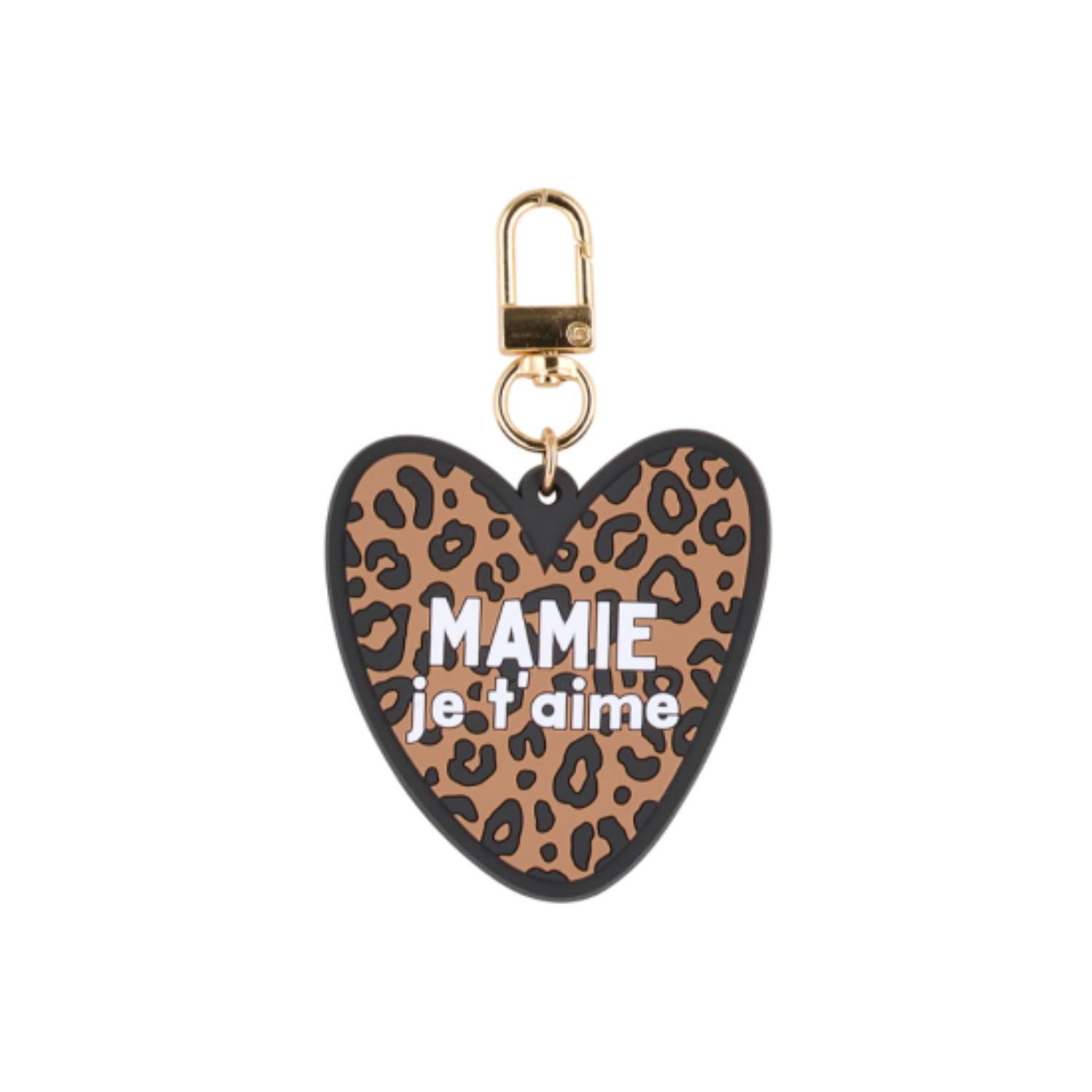 Portes-clés Léopard "Mamie je t'aime"