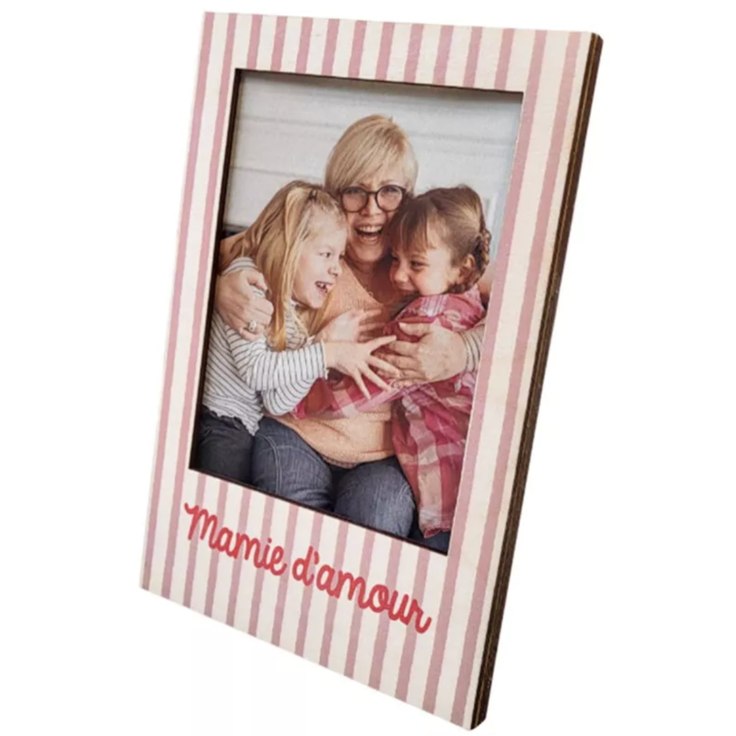 Cadre photo bois "Mamie d'amour"