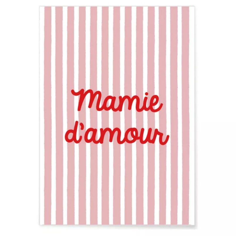 Toile "Mamie d'amour"
