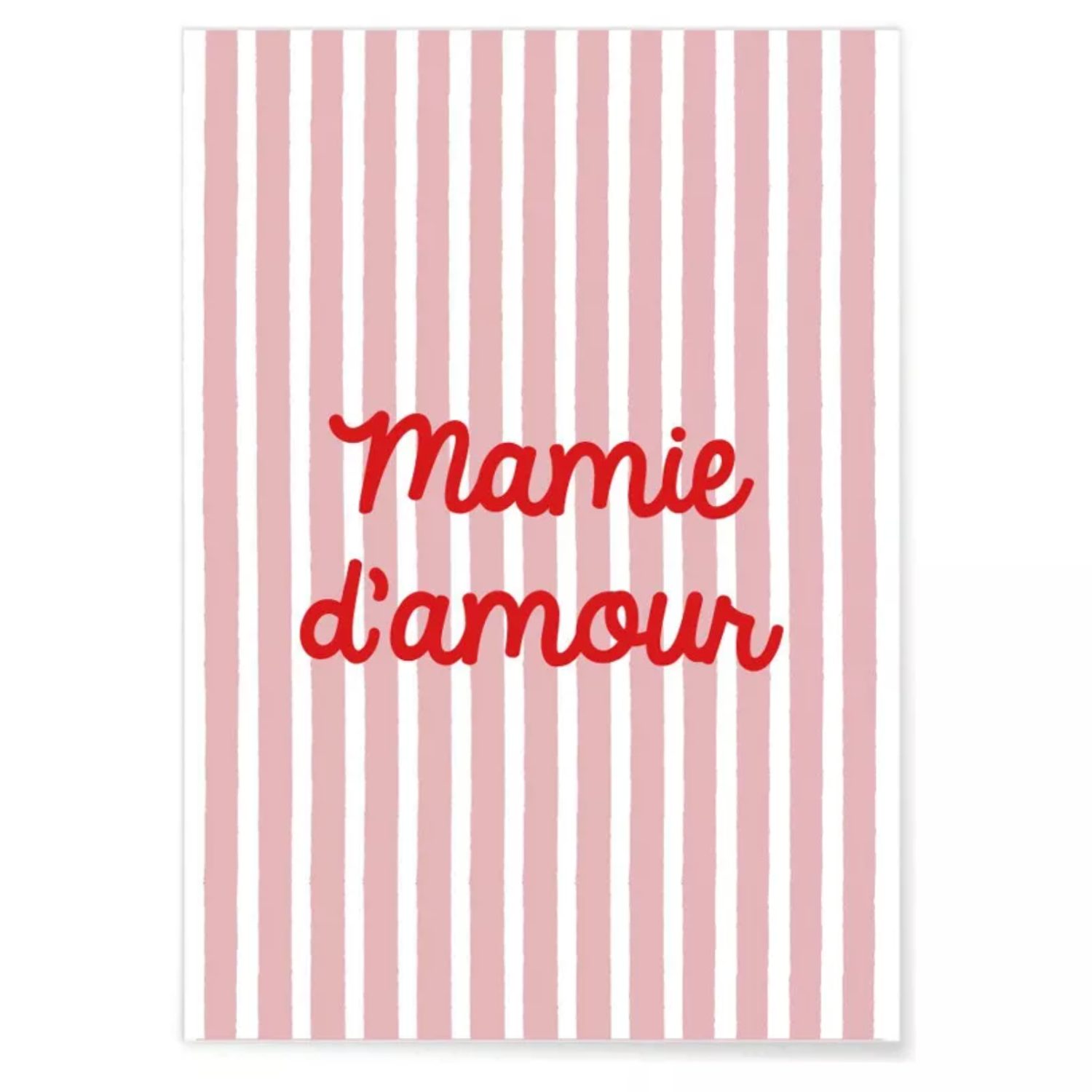 Toile "Mamie d'amour"