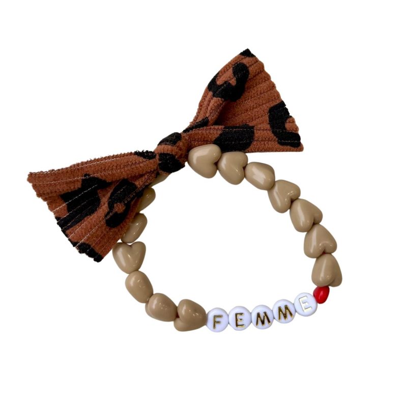 Bracelets coeur beige Gaga - Femme