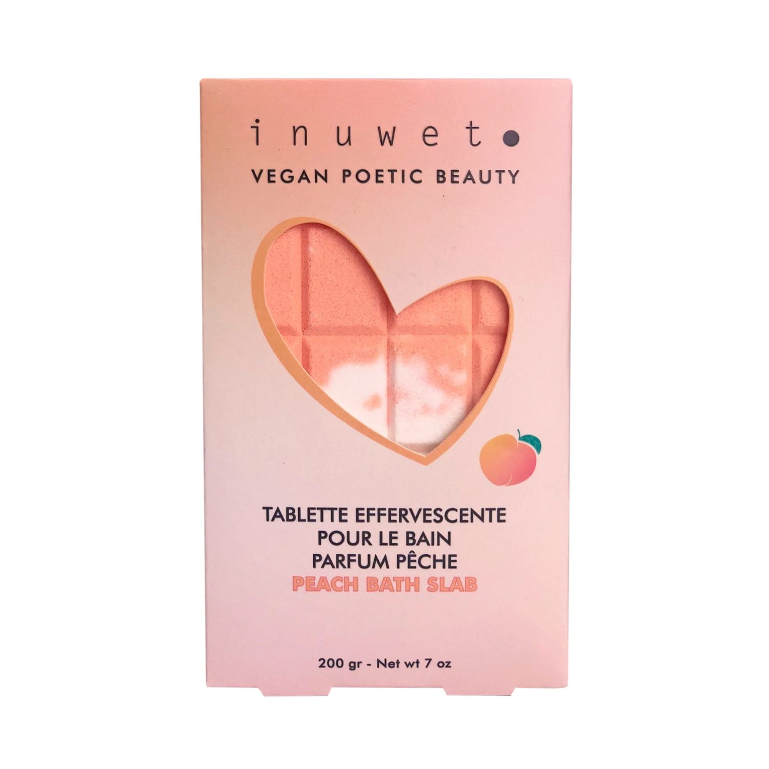 Tablette effervescente pêche