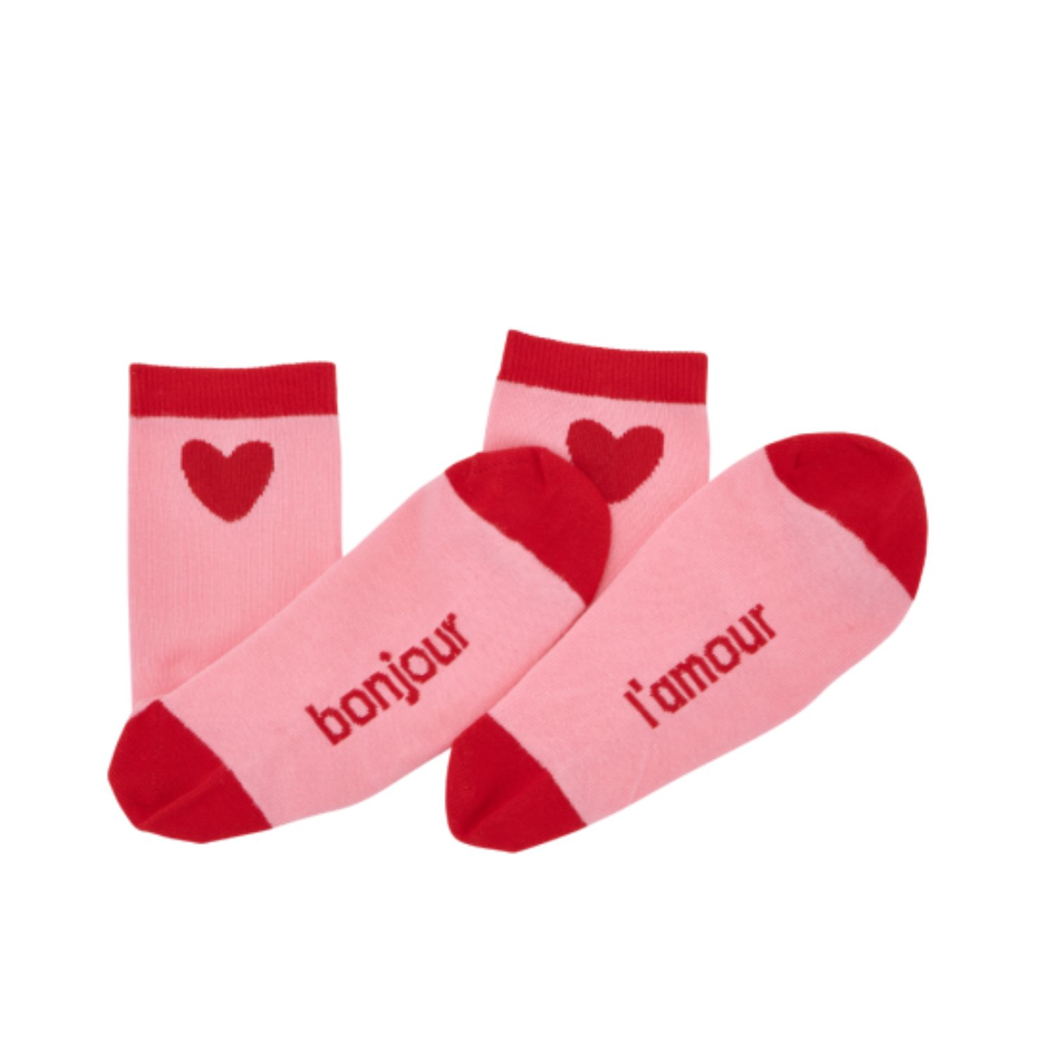 Chaussette enfant - Rose/rouge (24/30) – Image 3