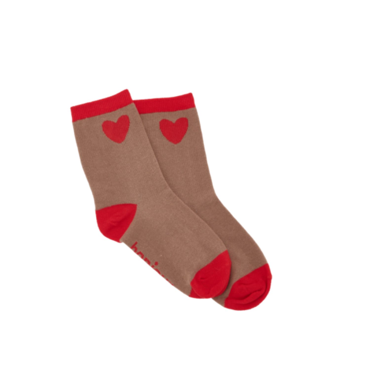 Chaussette enfant - Marron/rouge (24/30) – Image 2