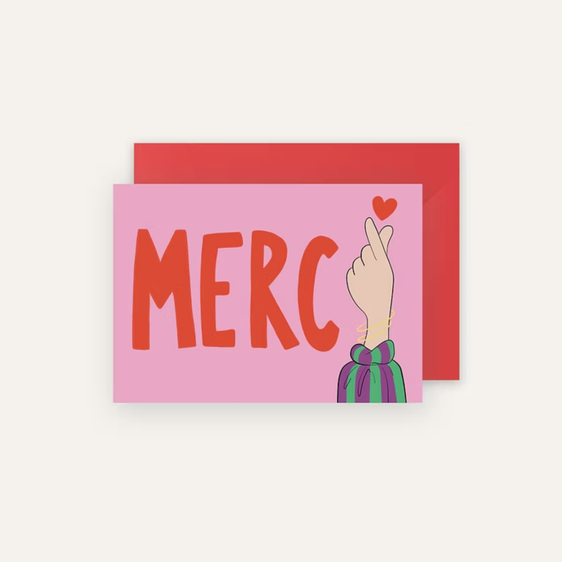Carte Mariiisoré - Merci coeur coréen