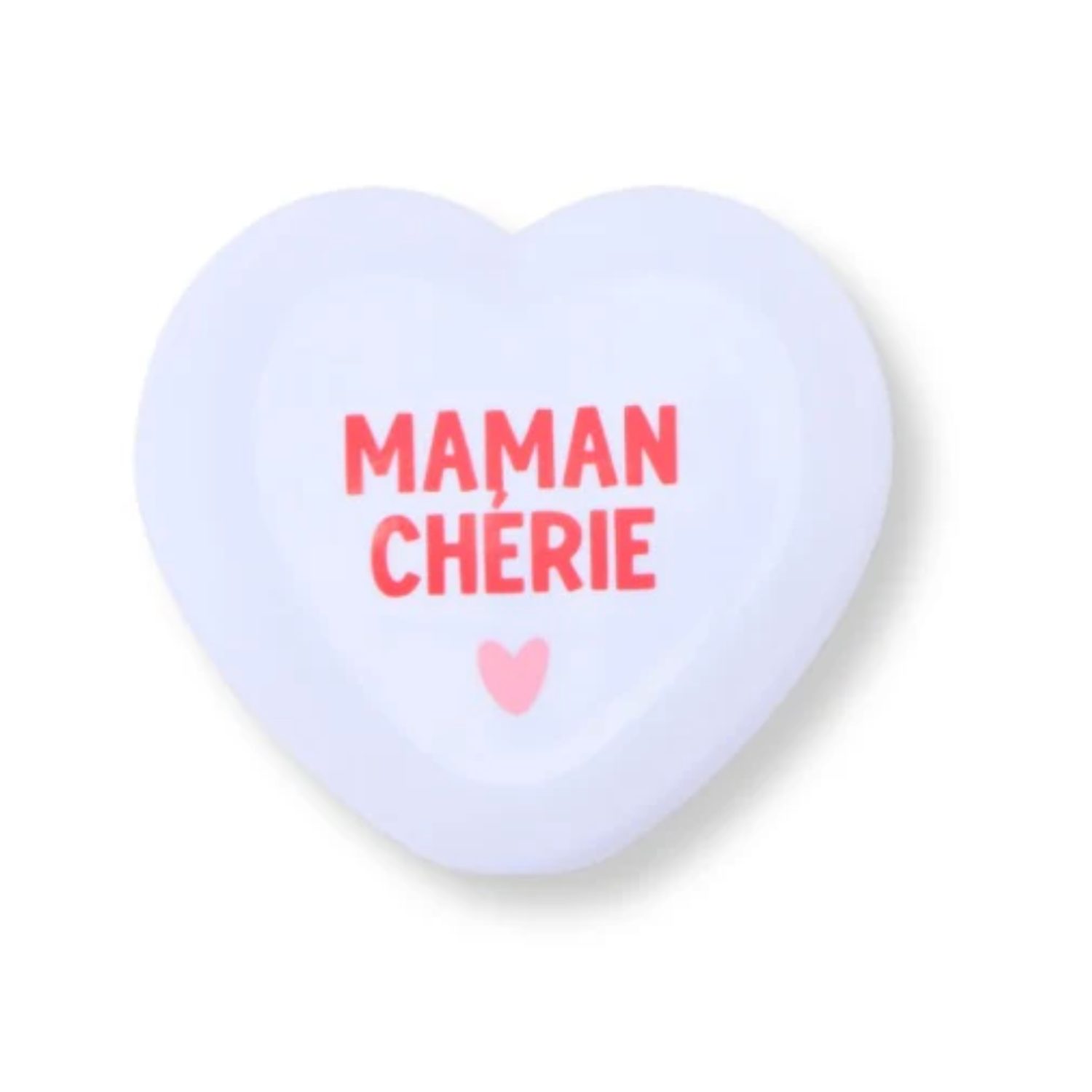 Miroir de poche "Maman chérie" - Blanc