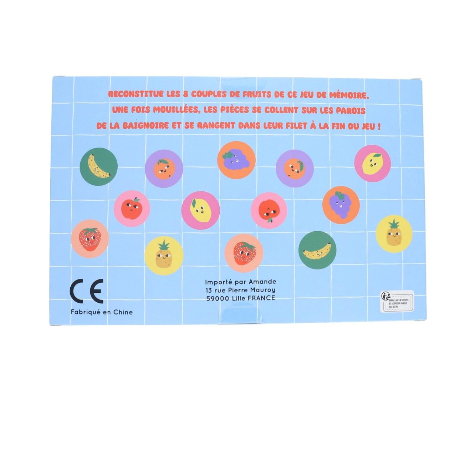 Mémory de bain les amis fruités – Image 2