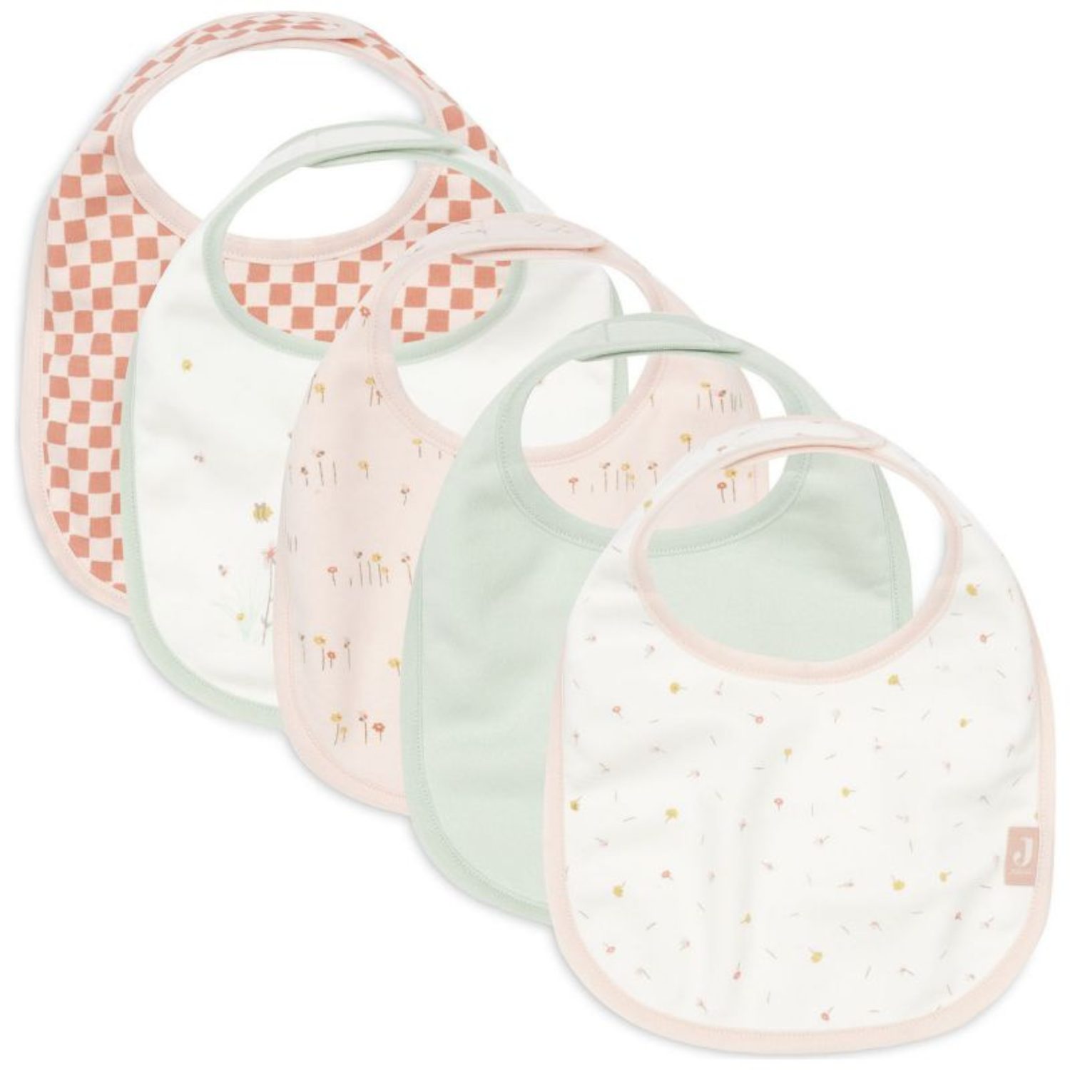 Lot de 5 bavoirs imperméables jersey – Pretty Picnic