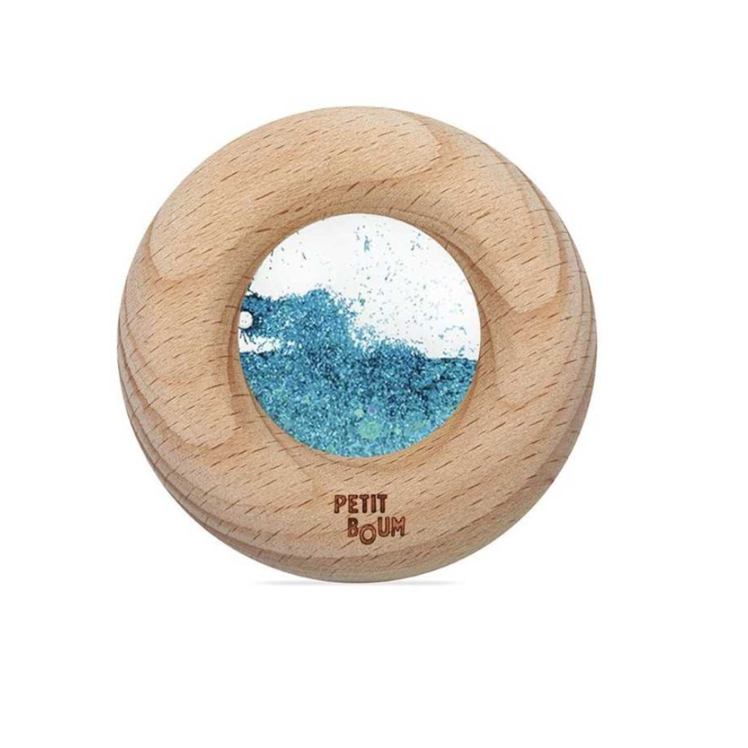 Donut sensoriel pailleté - Bleu