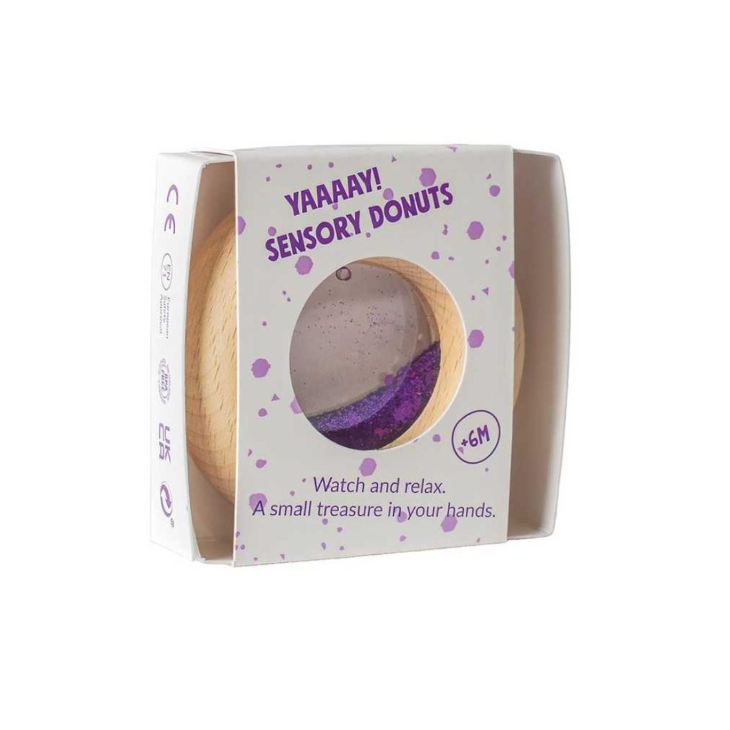 Donut sensoriel pailleté - Violet – Image 2