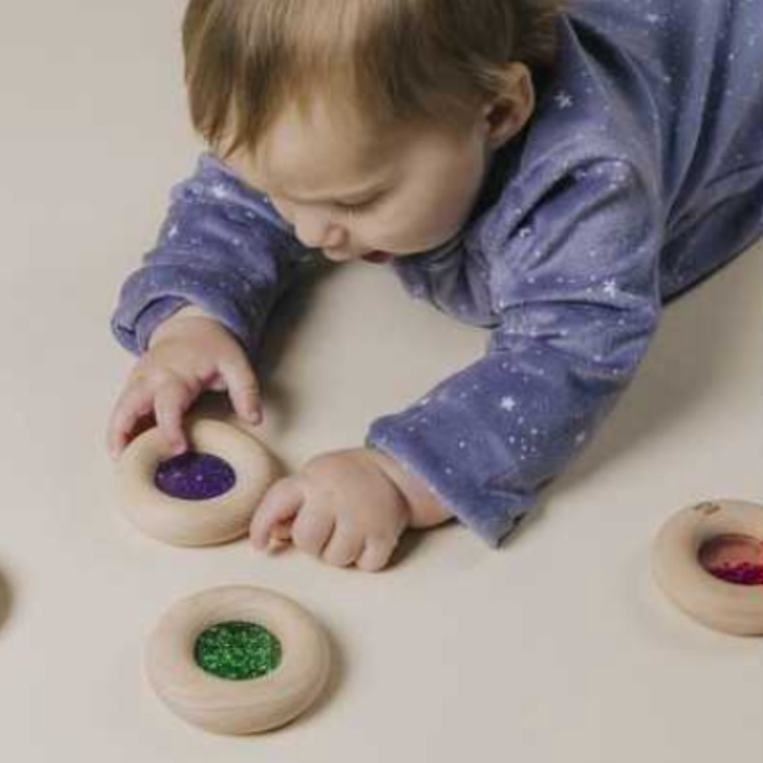 Donut sensoriel pailleté - Vert – Image 3
