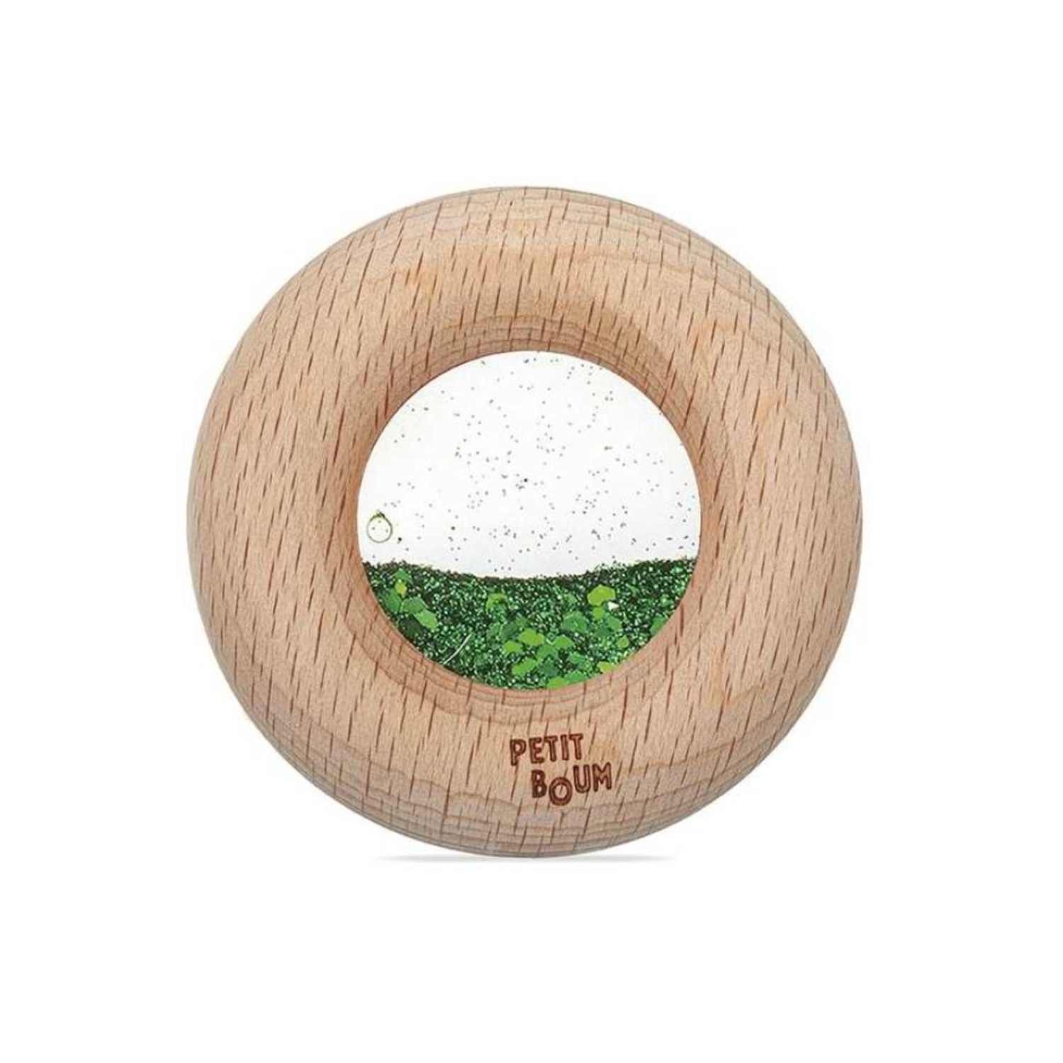 Donut sensoriel pailleté - Vert