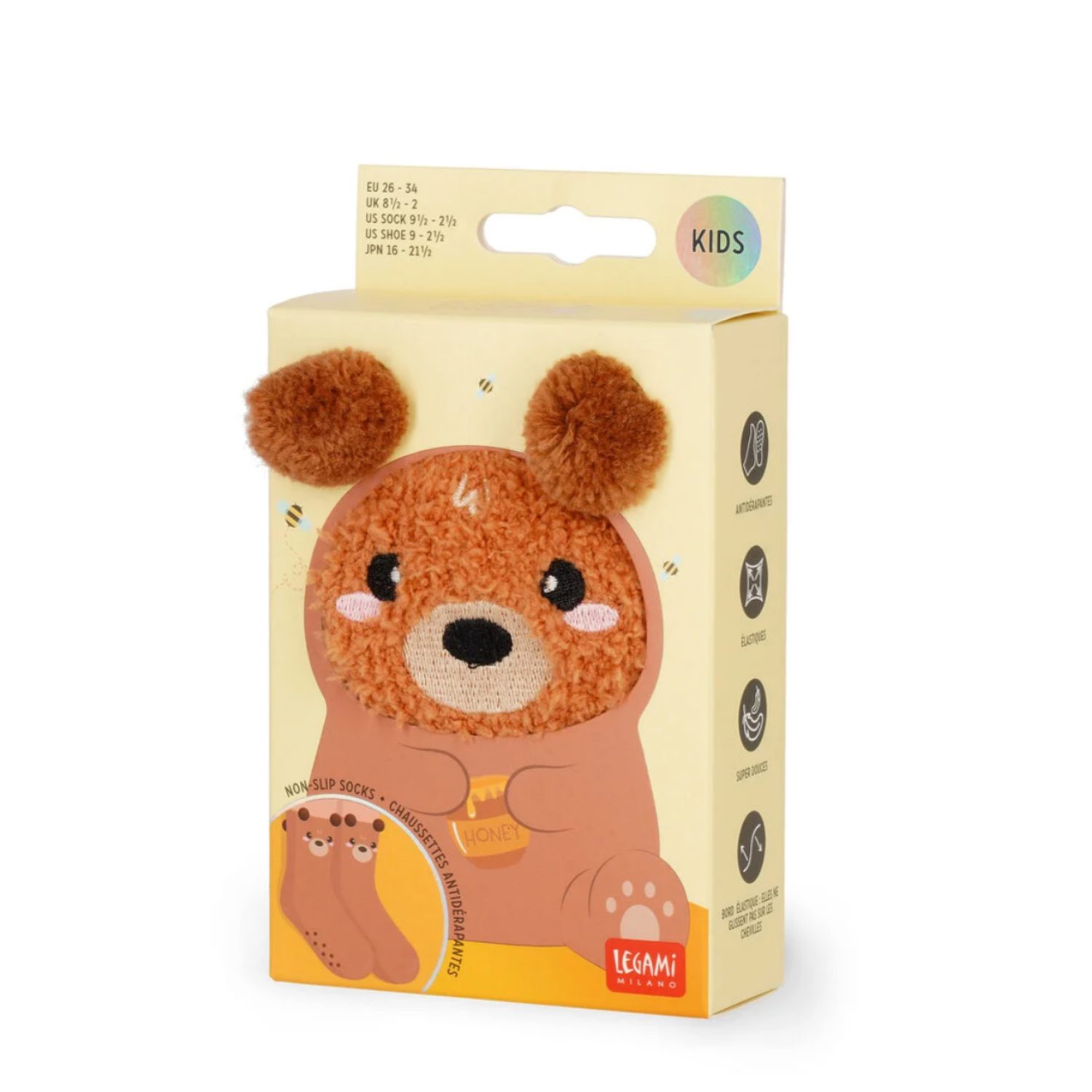 Chaussettes antidérapantes - Teddy bear – Image 3