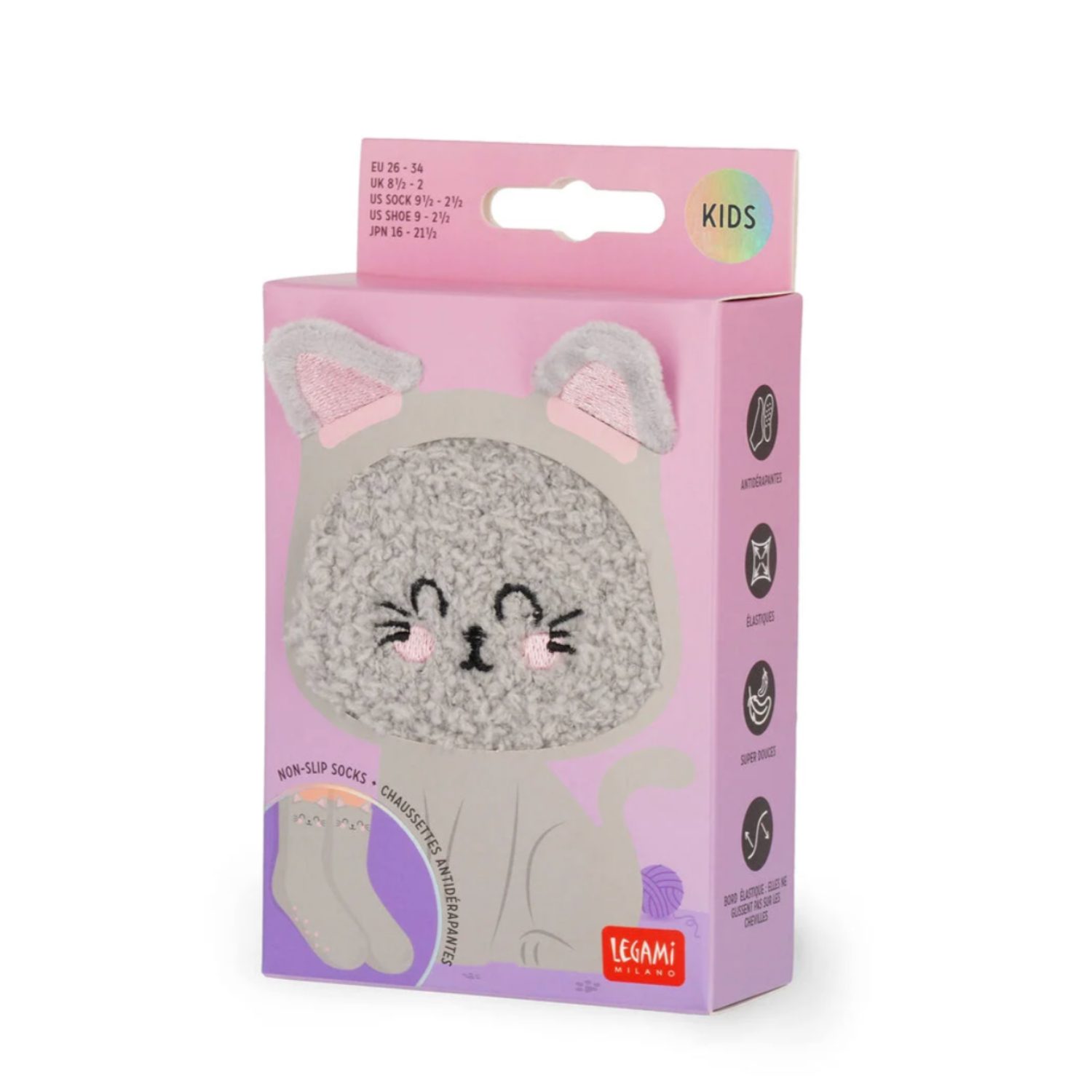 Chaussettes antidérapantes - Kitty – Image 3