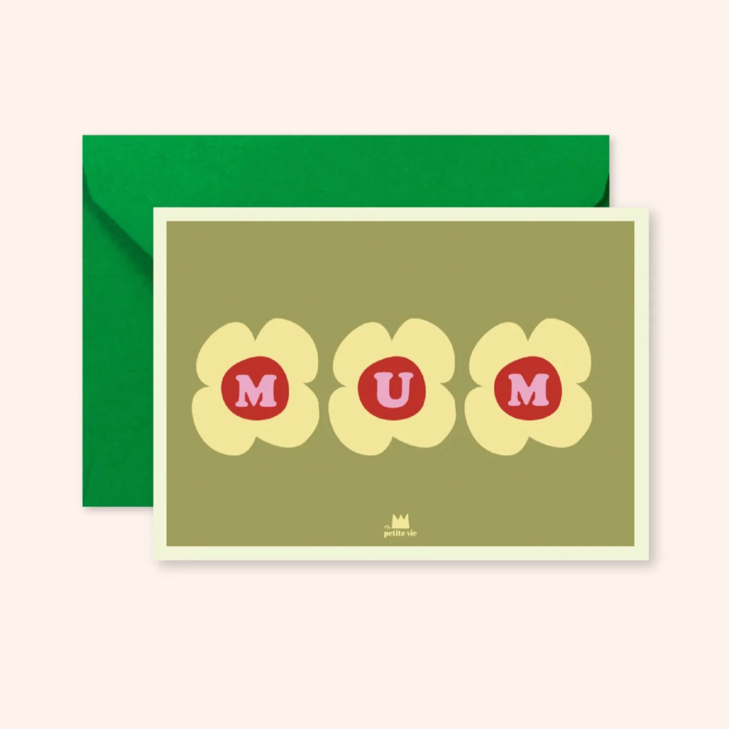 Carte - Mum (fleurs)