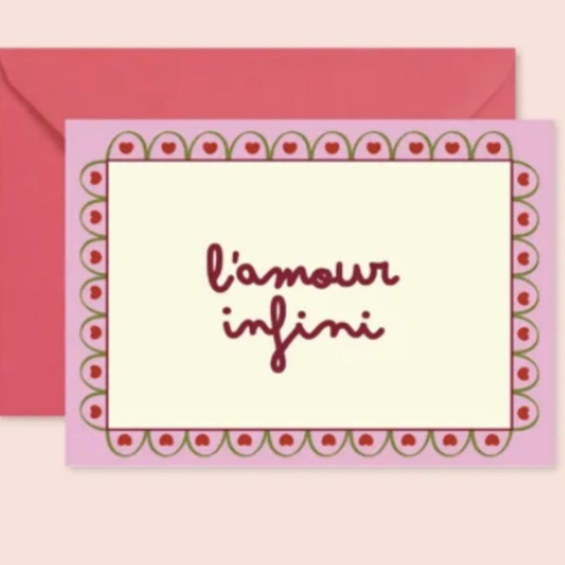 Carte - L'amour infini