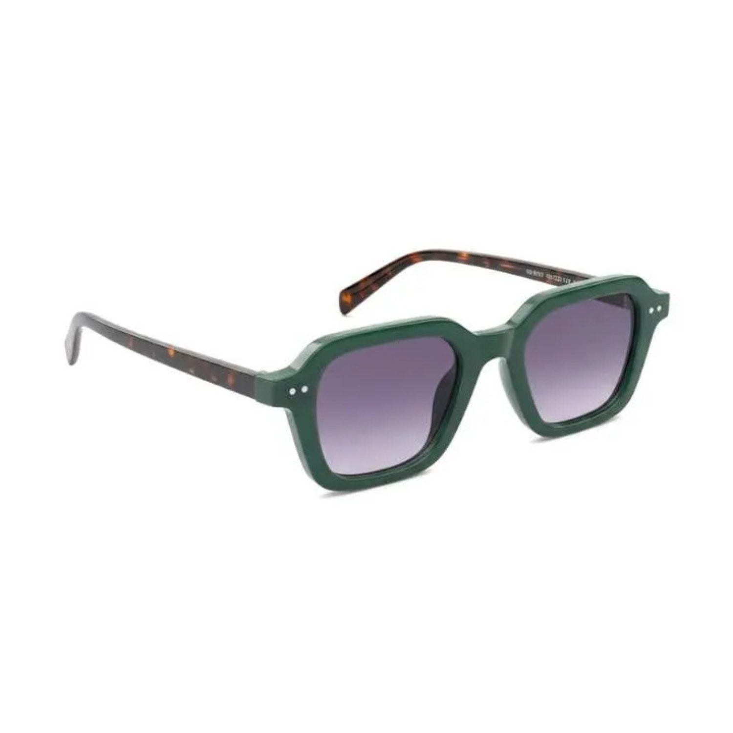 Lunettes de soleil unisexes octogonales – Vert – Image 2