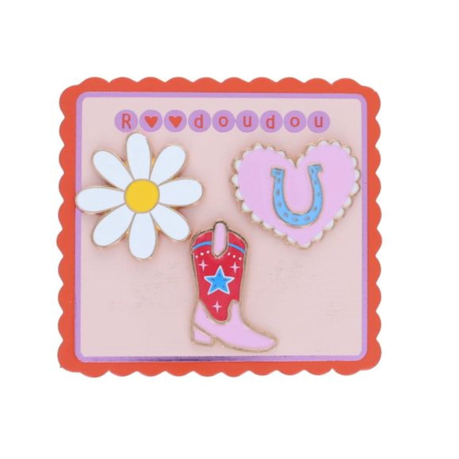 Lot 3 Pin's rodéo disco