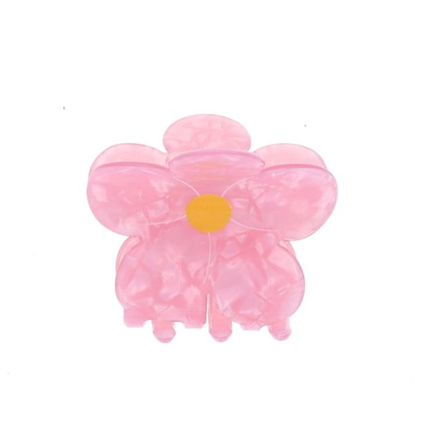 Grosse pince crabe rose fleurs