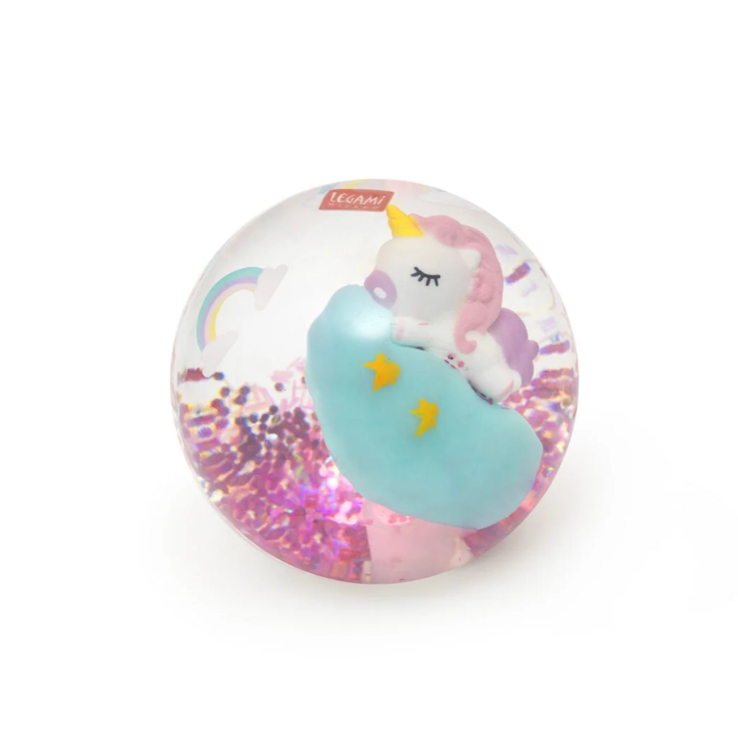 Balle rebondissante licorne