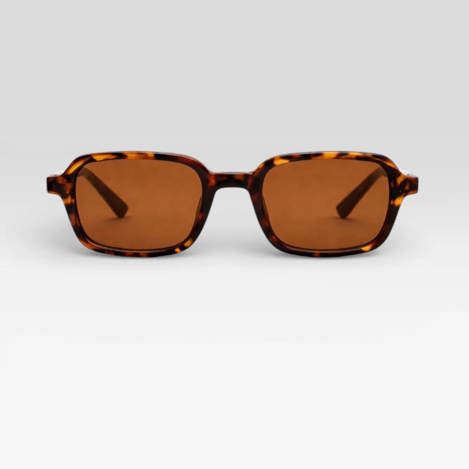 Solaires femme rectangles léopard