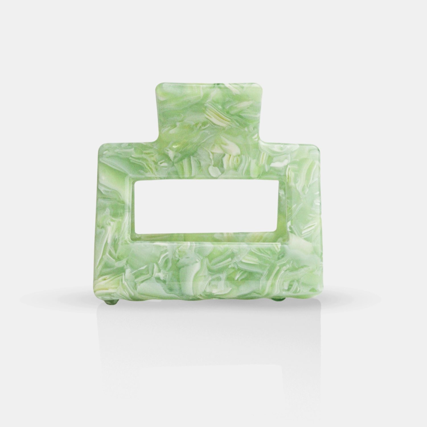 Pince crabe rectangle vert