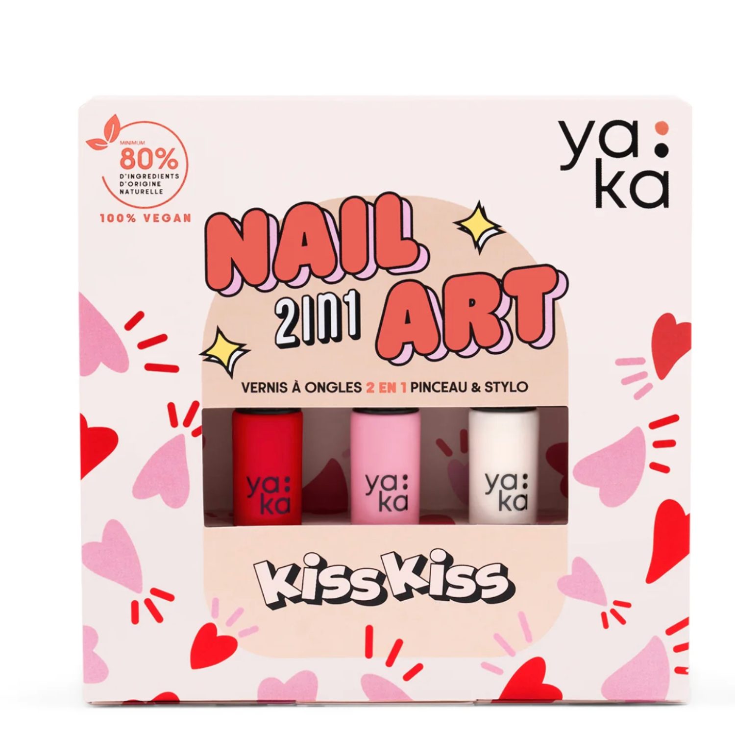 Coffret vernis nail art - Kiss kiss