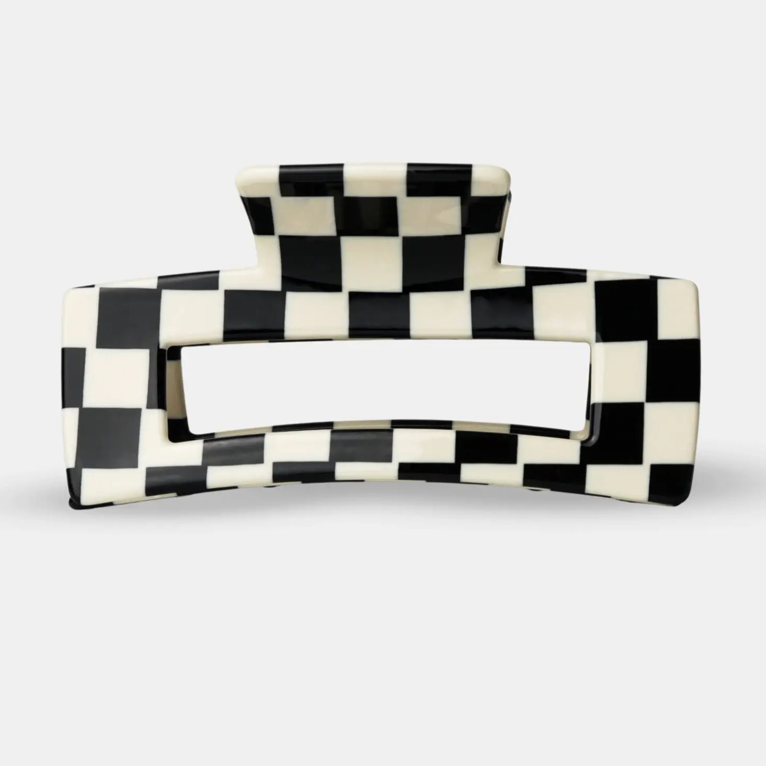 Grosse pince crabe damier noir/blanc