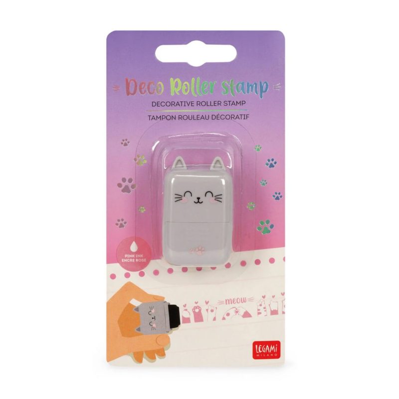 Tampon rouleau décoratif Meow