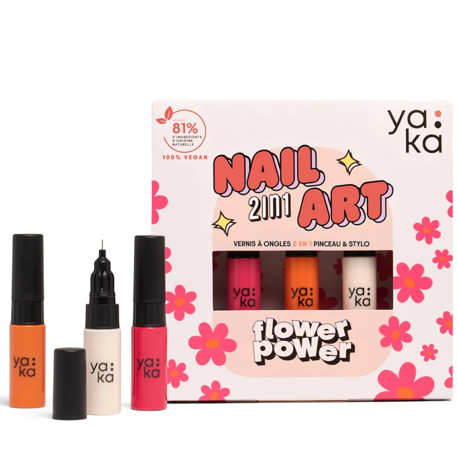 Coffret vernis nail art - Flower power – Image 2