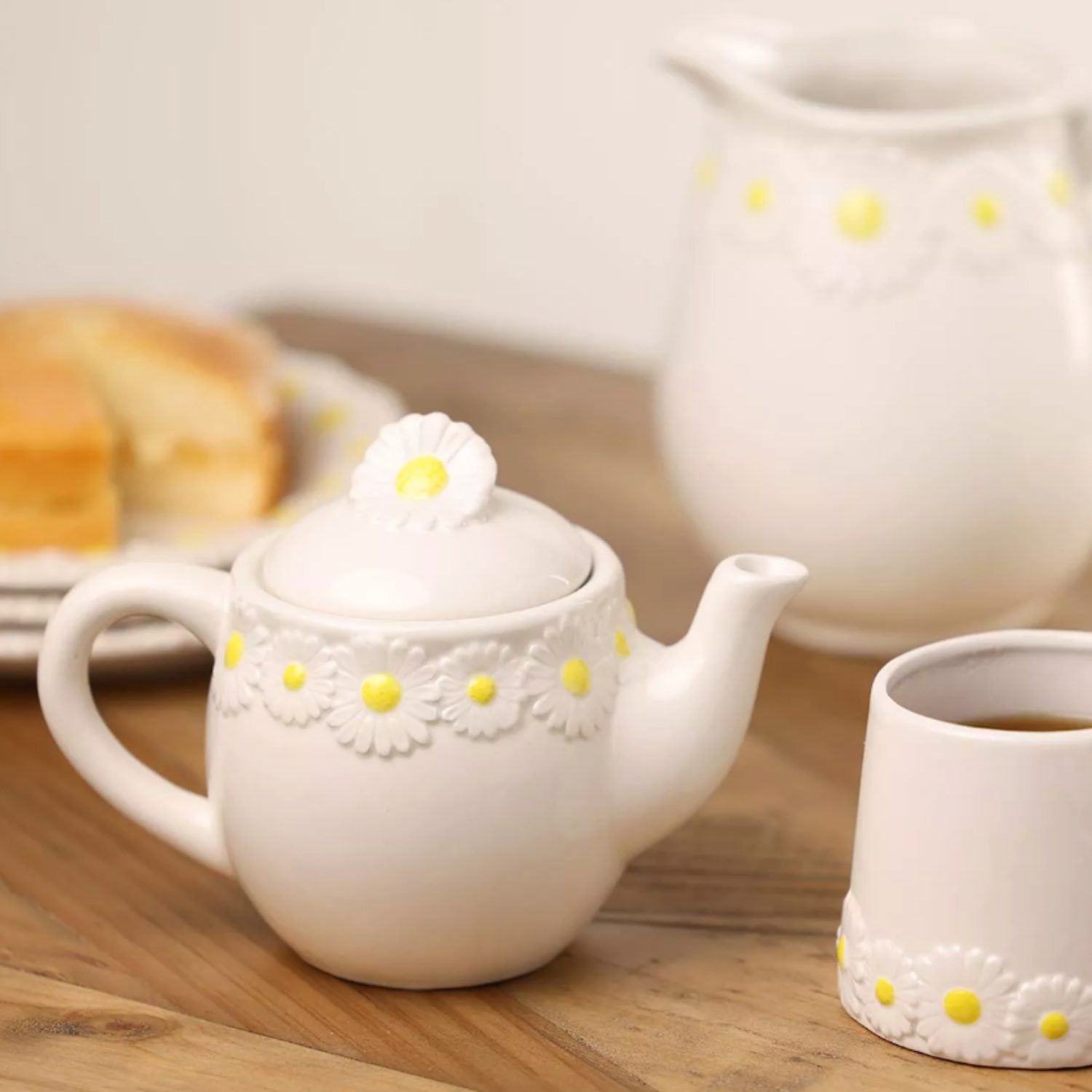 Théière en céramique fleur – Image 4