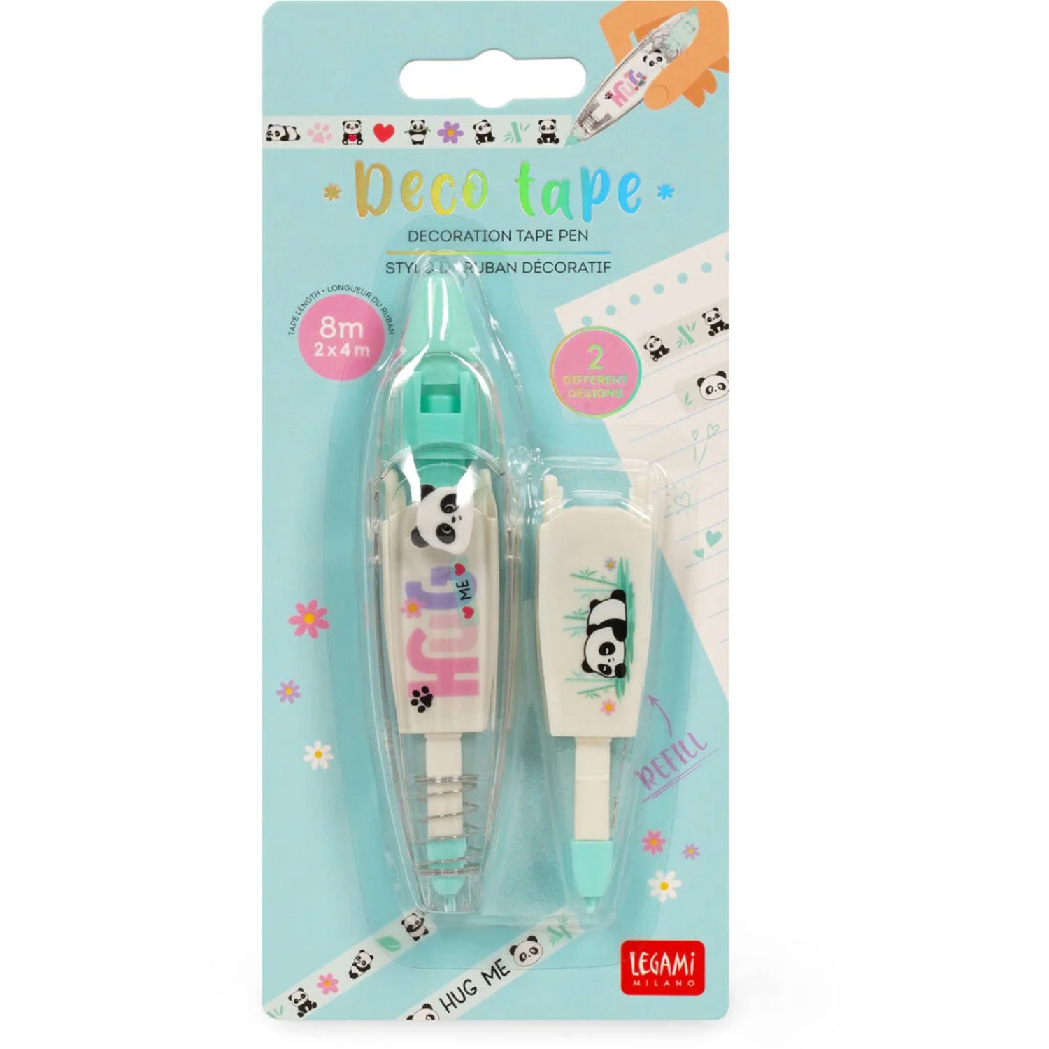 Stylo de ruban décoratif panda